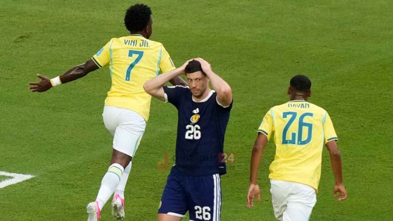 ব্রাজিলকে যেন জয় &lsquo;উপহার&rsquo; দিল স্কটল্যান্ড